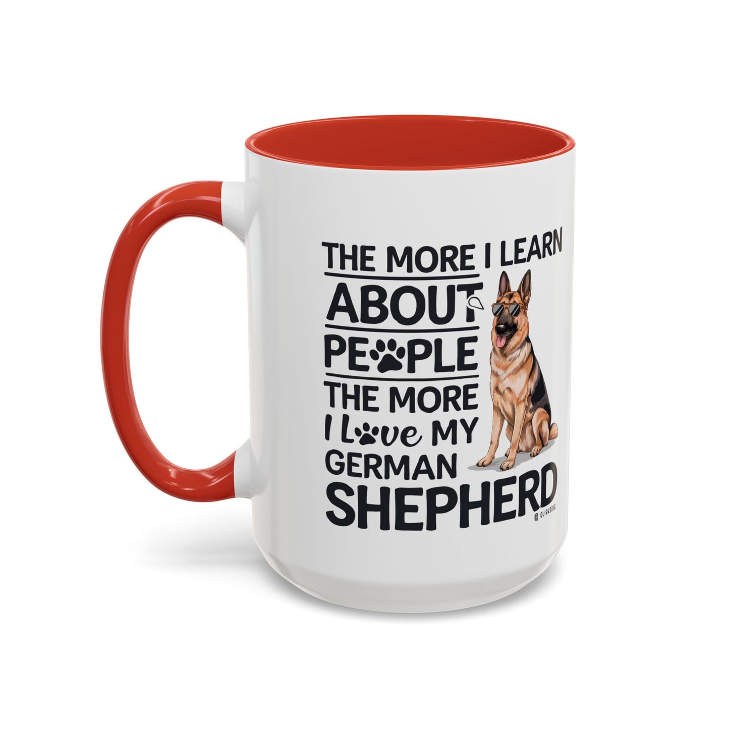 German Shepherd Love Coffee Mug, Dog Lover Gift, Pet Owner Mug, Birthday Gift, Animal Lover, Personalized Mug