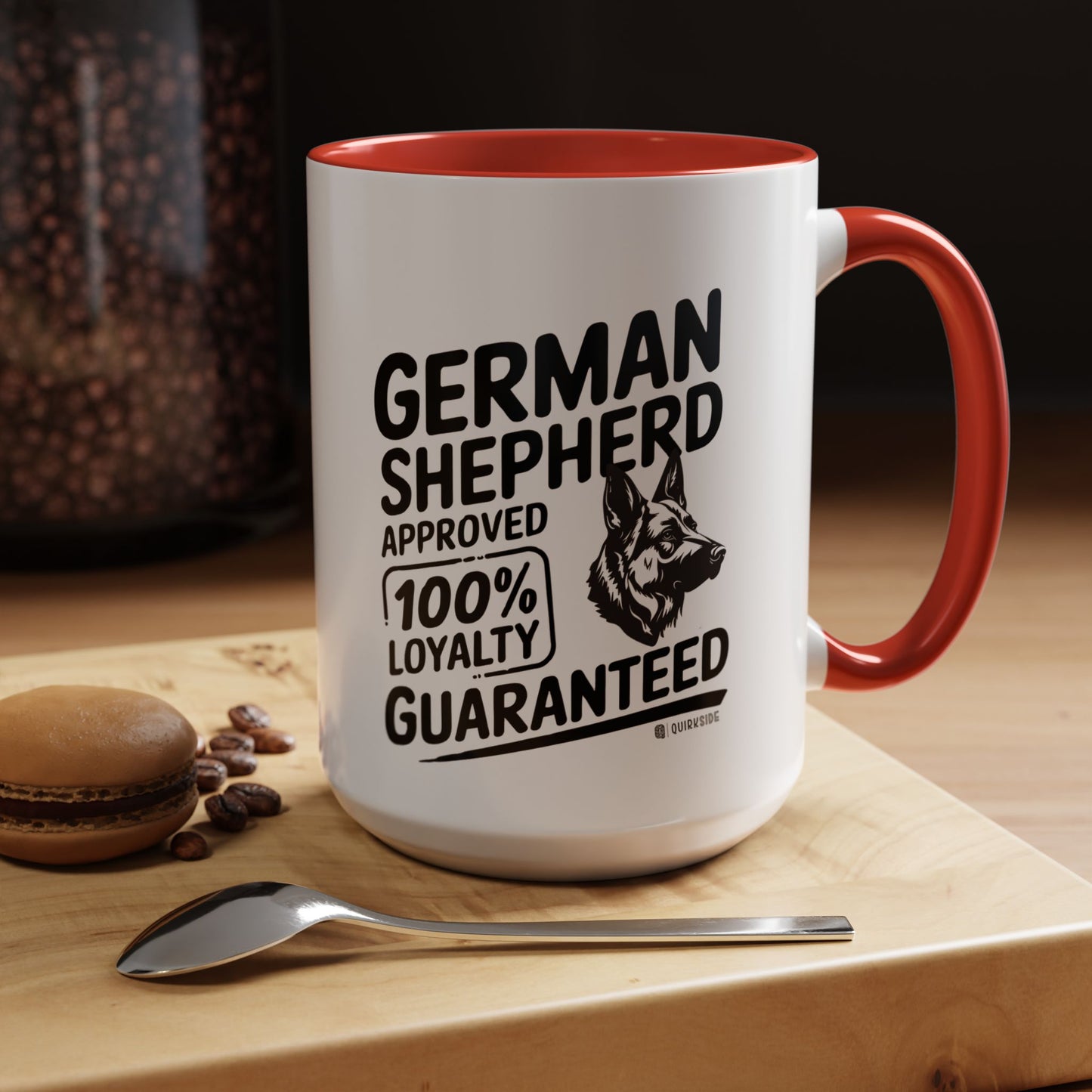 German Shepherd Lover Coffee Mug, Dog Owner Gift, Animal Lover Mug, Pet Parent Gift, Loyalty Guaranteed Mug