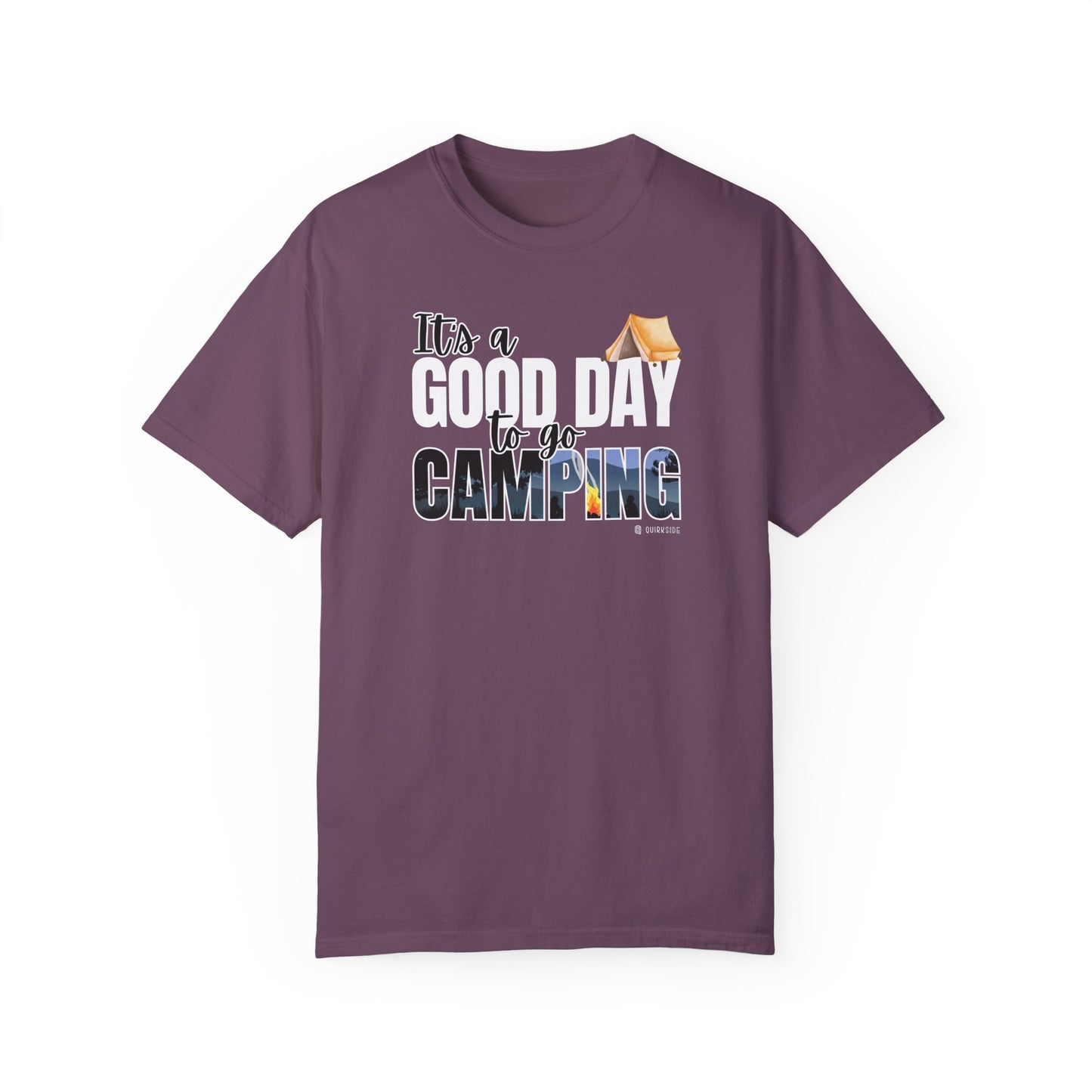 Premium Unisex Camping Enthusiast T-shirt - Great Day to Go Camping Design