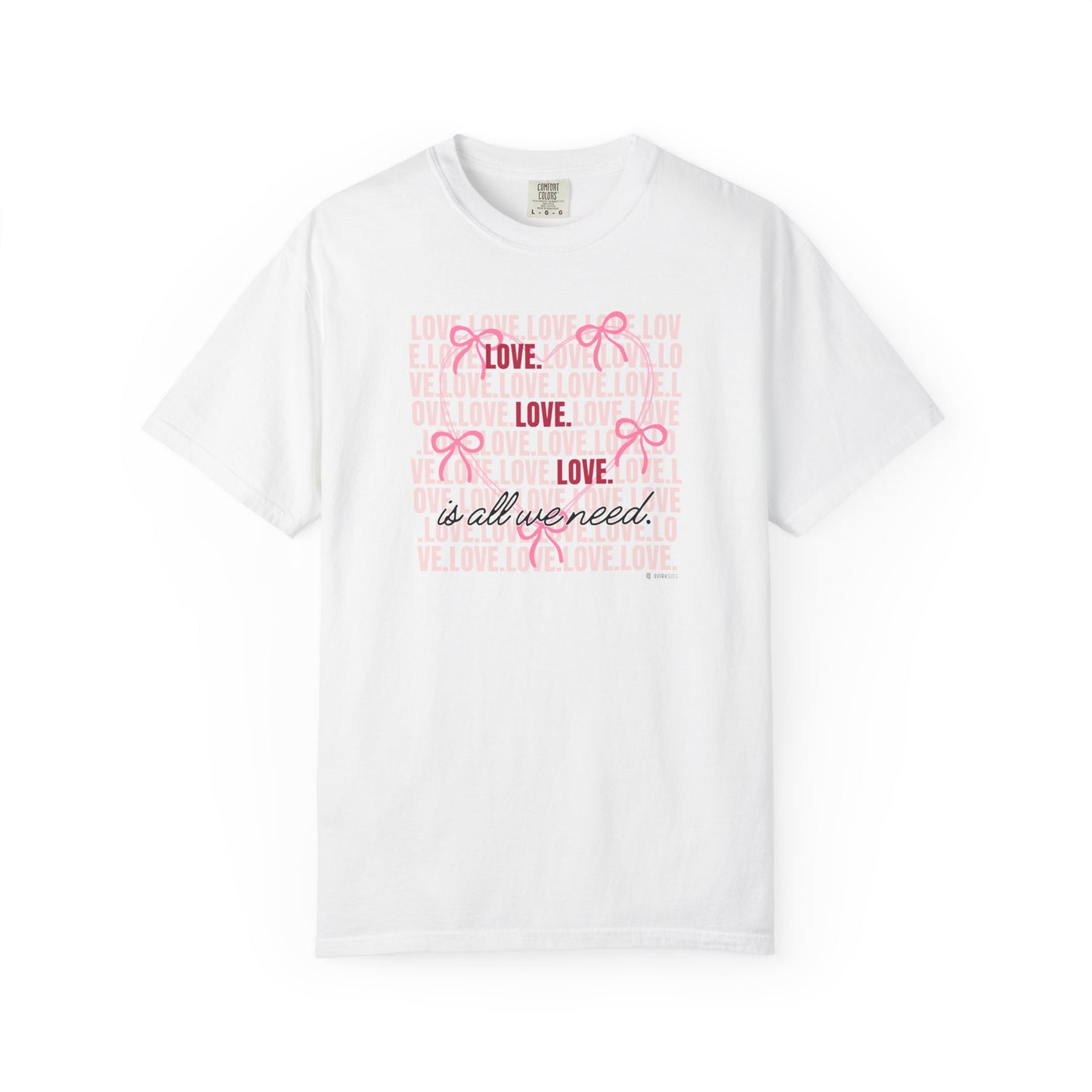 Peaceful Vibes Unisex T-shirt, Kindness Love Tee, Inspirational Shirt, Positivity Apparel, Comfortable Garment-Dyed Top