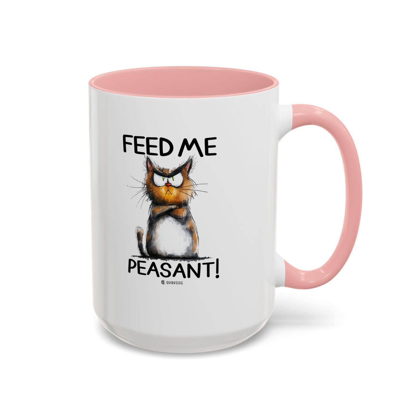 Sassy Cat Accent Coffee Mug | Funny Gift for Cat Lovers | Cute Home Coffee Mug | Unique Cat Mom Present | 11oz & 15oz Available