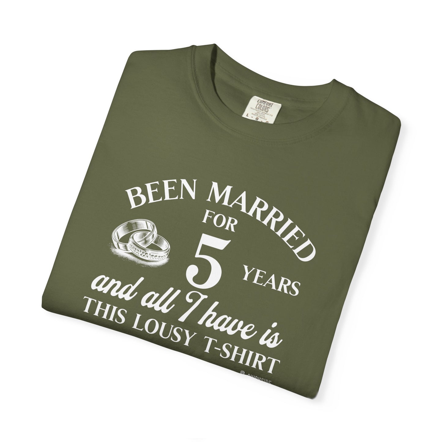 Hilarious Marriage Celebration T-shirt, Customizable Unisex Tee for Anniversary, Funny Gift, Humor Shirt, Wicked Sense of Humor Top