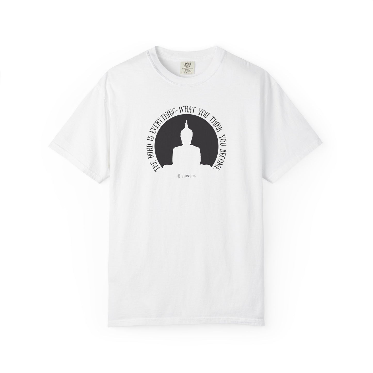Buddha Quote Mind Power T-shirt, Inspirational Tee, Positive Thinking Shirt, Meditation Top, Unisex Graphic Apparel