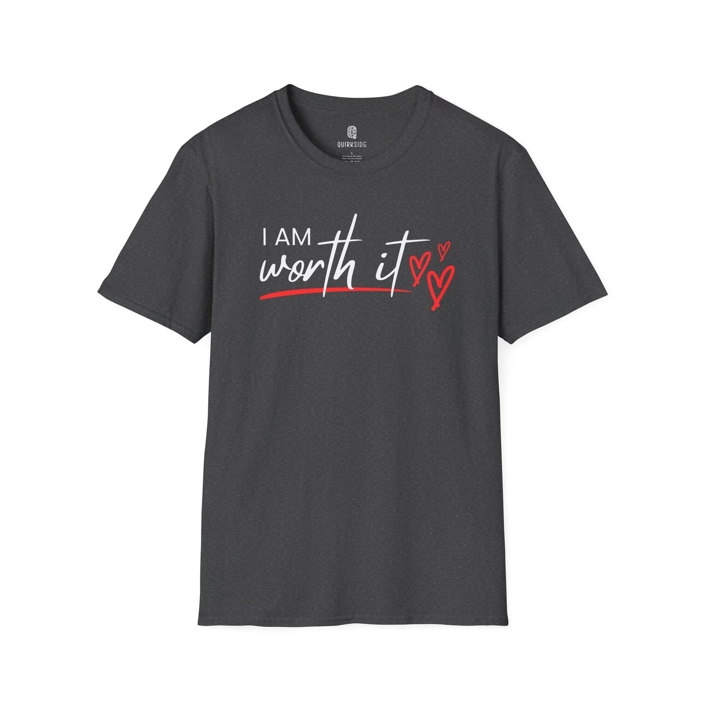 Inspirational Self-Worth Unisex T-Shirt, Self-Confidence Tee, Motivational Shirt, Empowering Graphic Top, Positive Quote Apparel - Quirkside Creations