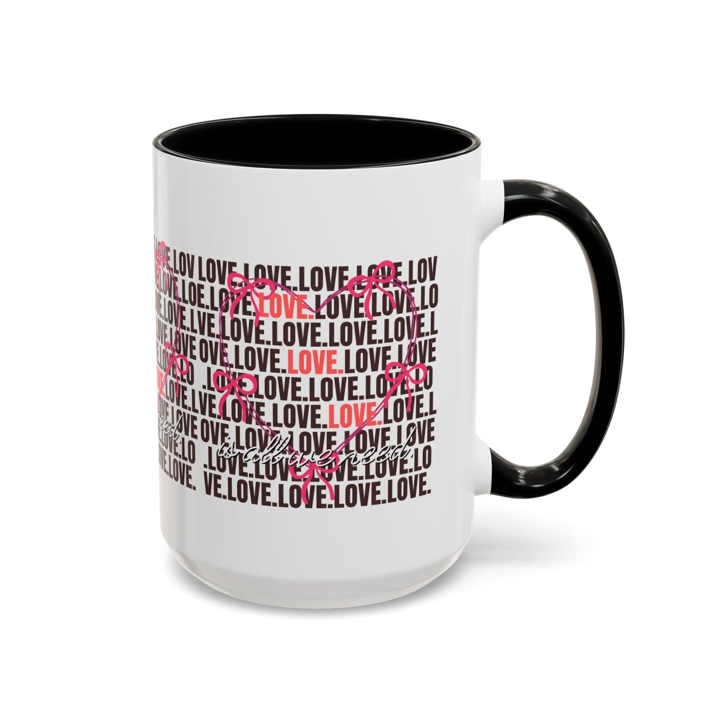 Romantic Love Coffee Mug - Perfect Gift for Anniversary, Valentine's Day, Wedding, Love-Themed Decor, Ceramic Drinkware