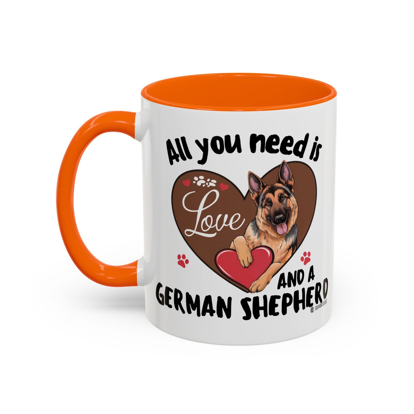 German Shepherd Love Mug | Dog Owner Gift | Coffee Cup | Animal Lover Gift | Pet Lover's Mug | Cute Pet Coffee Mug
