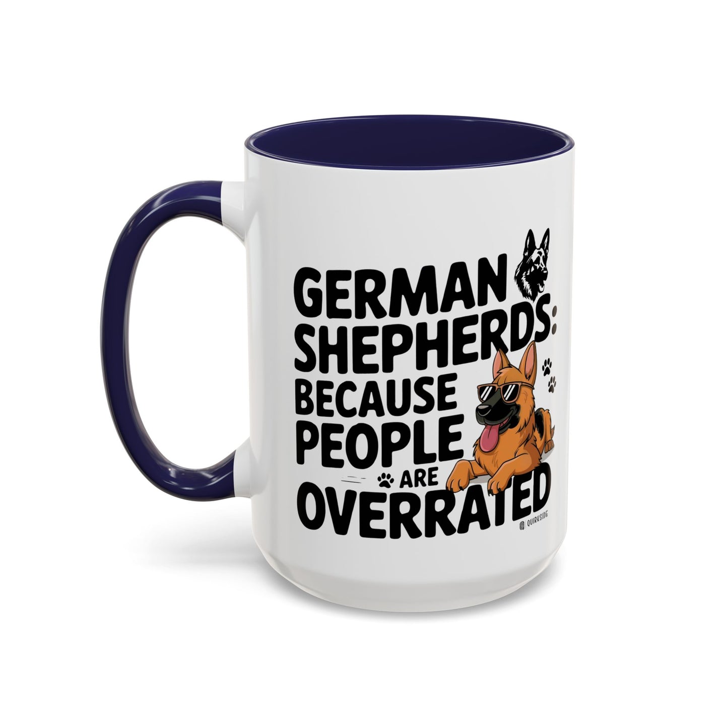 German Shepherds Coffee Mug - Funny Dog Lover Gift, Pet Parent Humor, Animal Lover Decor, Unique Holiday Present, Dog Breed Lovers