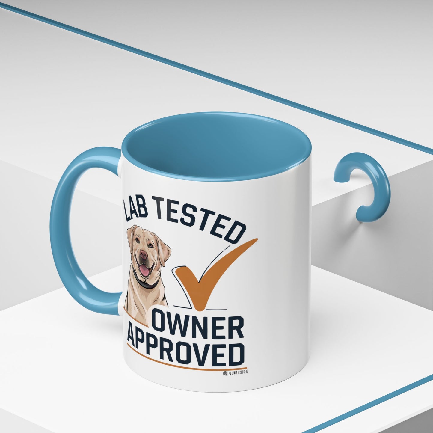 Lab Tested Owner Approved Coffee Mug, Dog Lover Gift, Pet Owner Present, Funny Mug for Dog Moms, Lab Dog Coffee Mug, Unique Dog Gifts