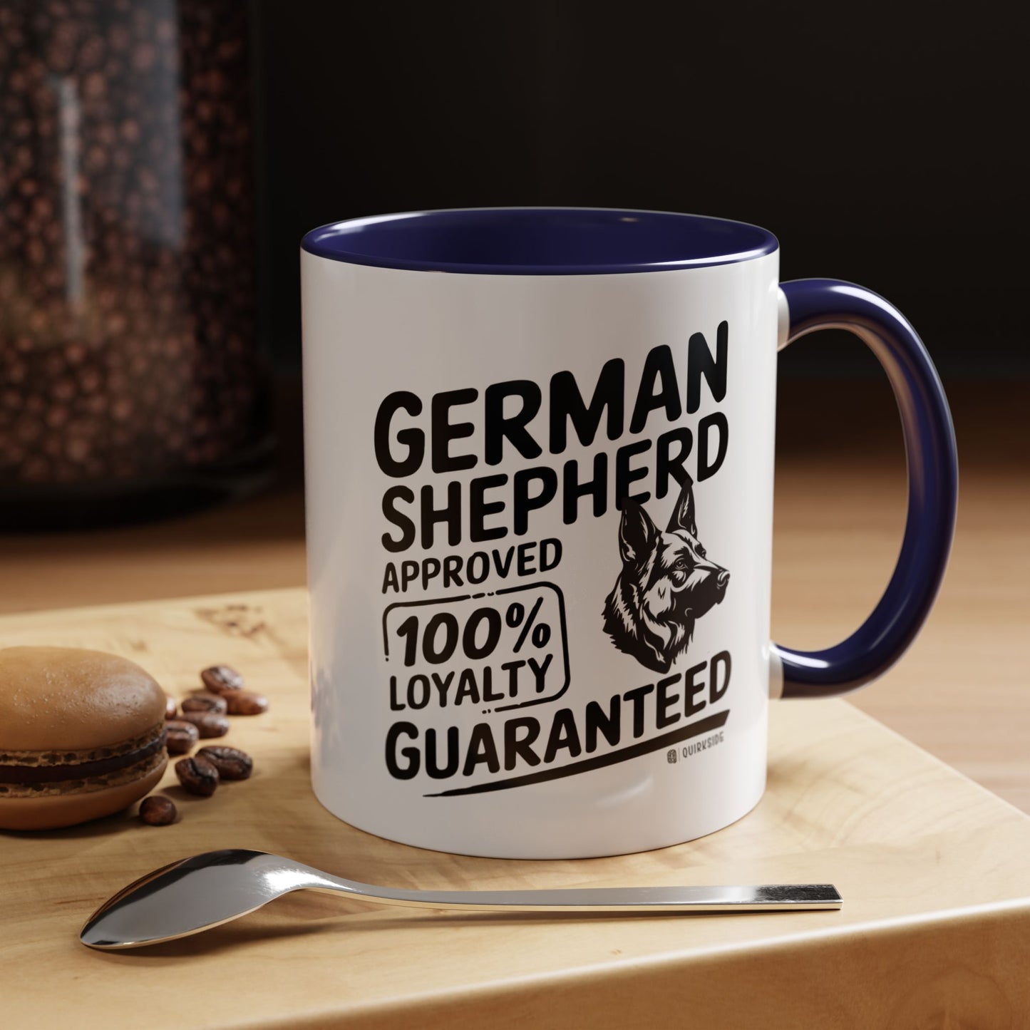 German Shepherd Lover Coffee Mug, Dog Owner Gift, Animal Lover Mug, Pet Parent Gift, Loyalty Guaranteed Mug