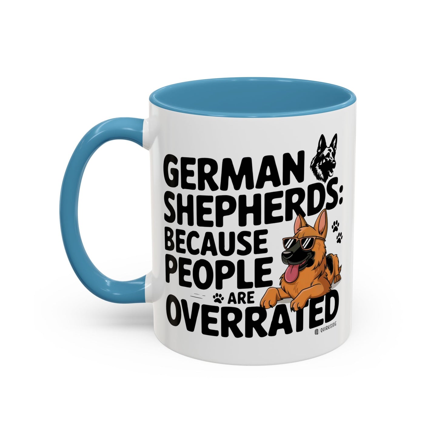 German Shepherds Coffee Mug - Funny Dog Lover Gift, Pet Parent Humor, Animal Lover Decor, Unique Holiday Present, Dog Breed Lovers
