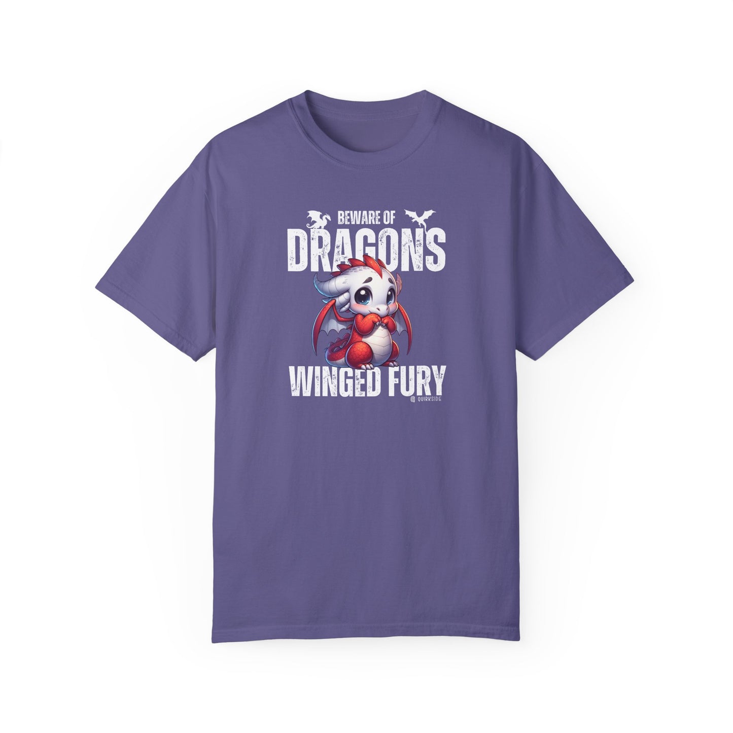 Dragon Lover Unisex T-shirt, Dragon Tee Shirt, Fantasy Graphic Tee, Dragon Art Shirt, Dragon Apparel - Quirkside Creations