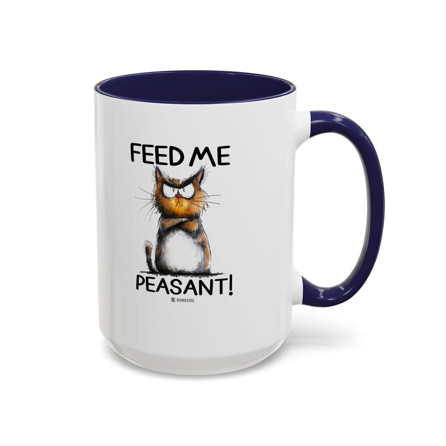 Sassy Cat Accent Coffee Mug | Funny Gift for Cat Lovers | Cute Home Coffee Mug | Unique Cat Mom Present | 11oz & 15oz Available