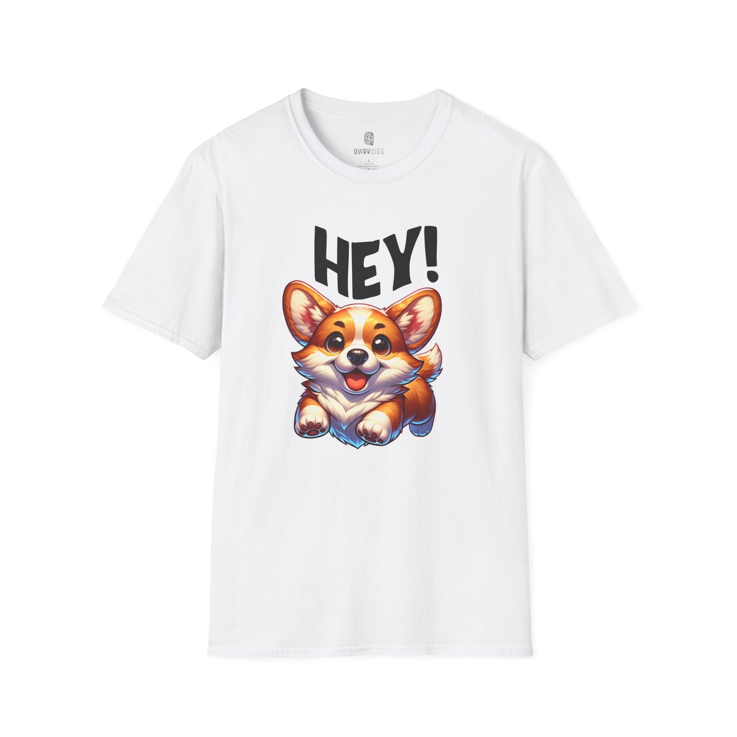 Dog Lover Unisex T-Shirt, Softstyle Tee, Dog Mom/Dad Shirt, Pet Owner Gift, Dog Lover Apparel, Cute Puppy Tee - Quirkside Creations