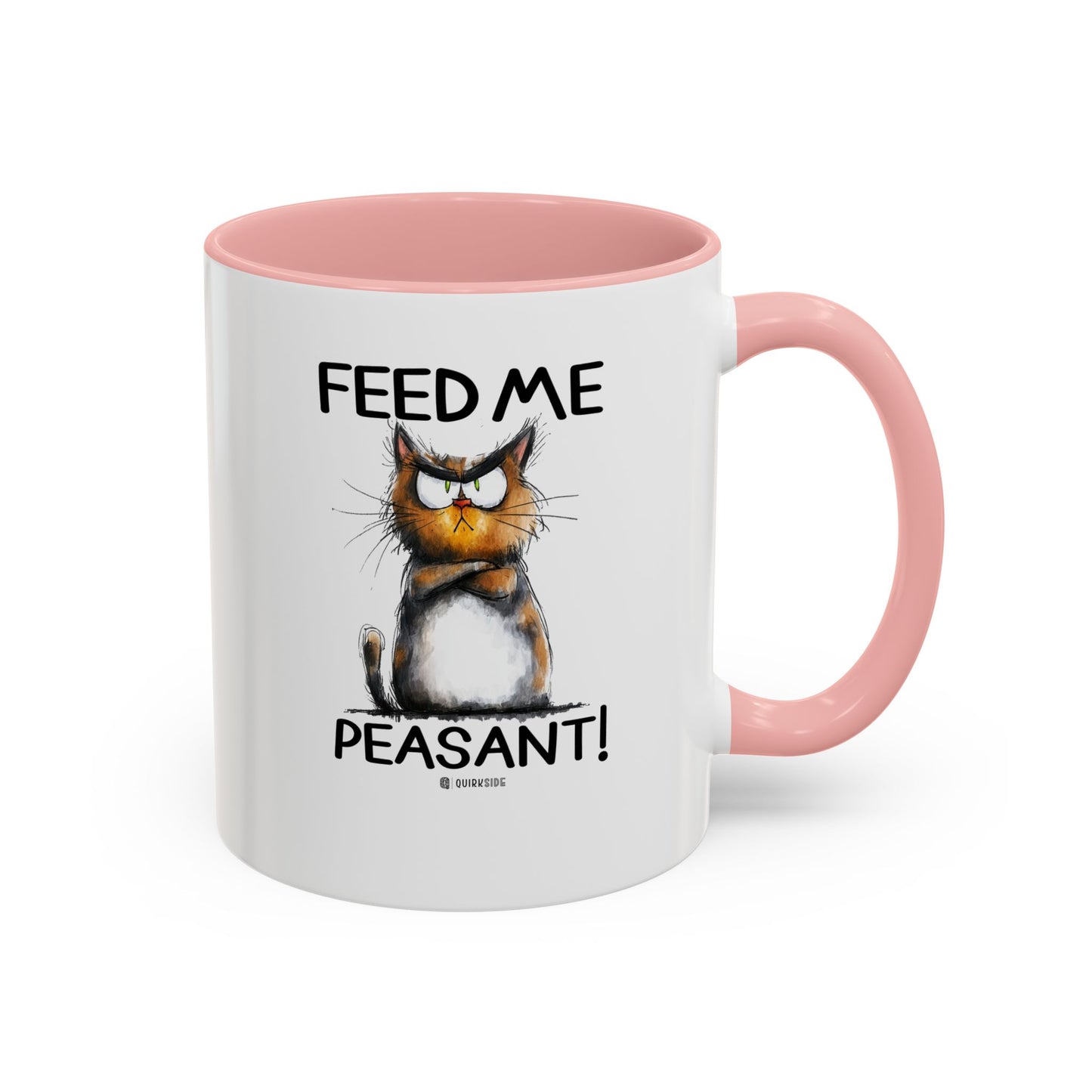 Sassy Cat Accent Coffee Mug | Funny Gift for Cat Lovers | Cute Home Coffee Mug | Unique Cat Mom Present | 11oz & 15oz Available
