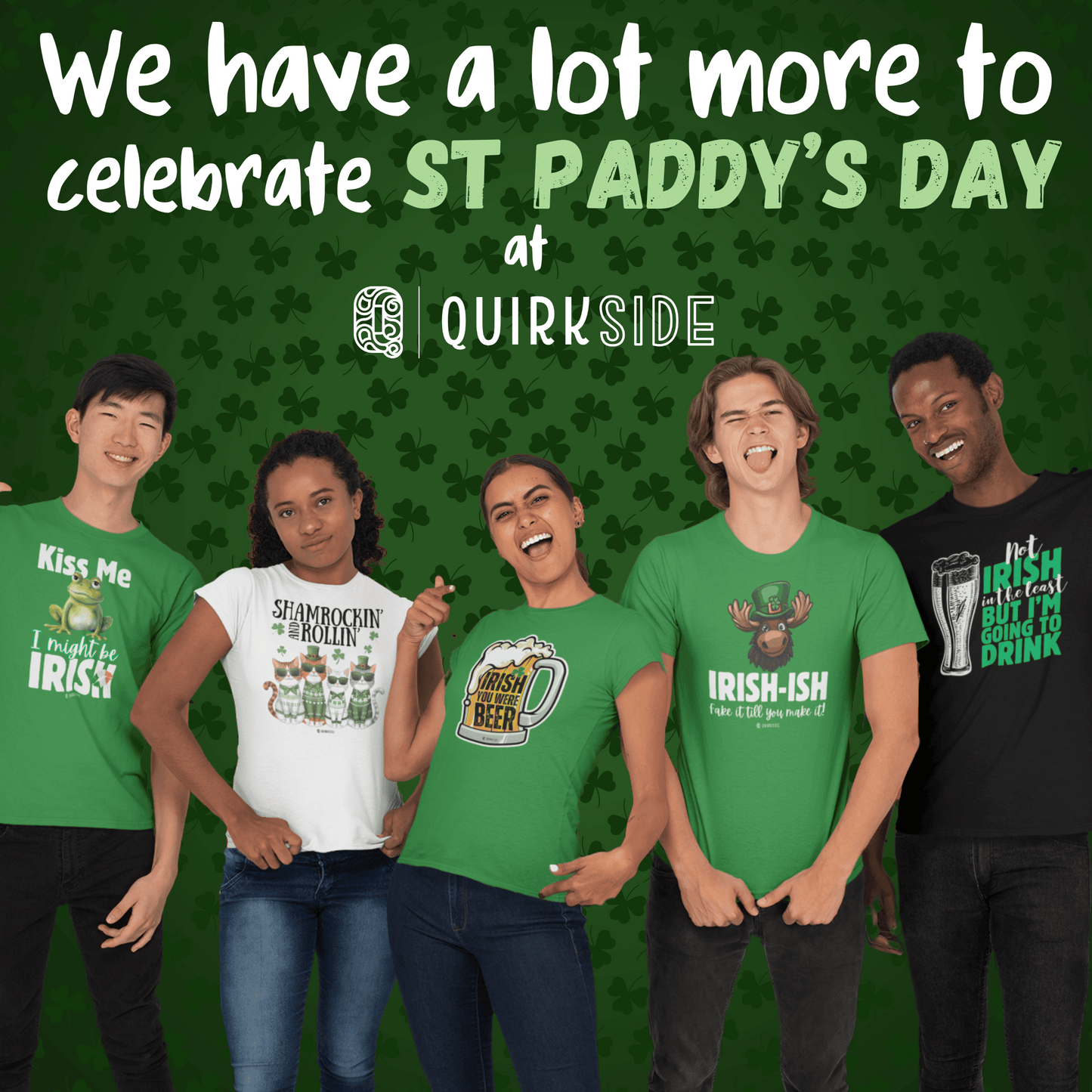 Irish Humor Unisex T-shirt, St Patricks Day Tee, Funny Irish Shirt, Shamrock Celebration Top, Green Clover Clothing