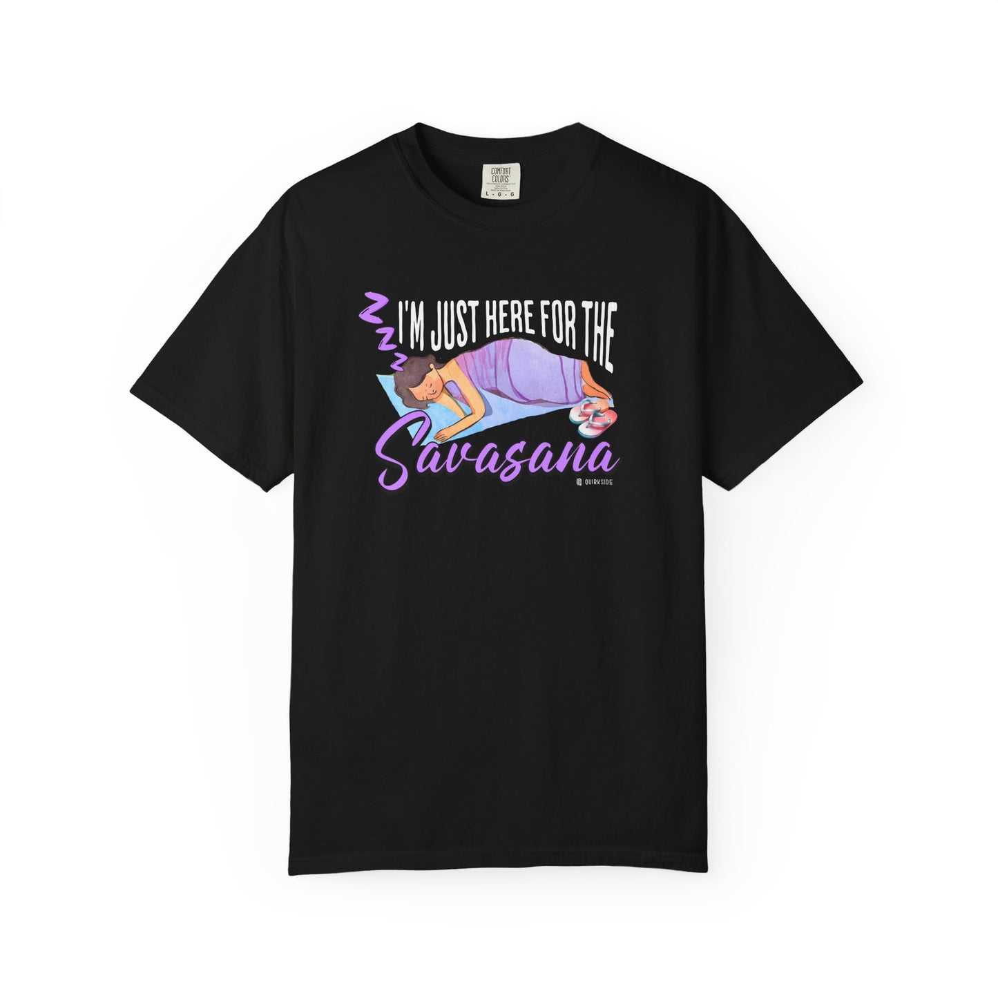 Yoga Lover Unisex Garment-Dyed T-shirt, Funny Quote Tee, Meditation Shirt, Relaxation Top, Namaste Apparel