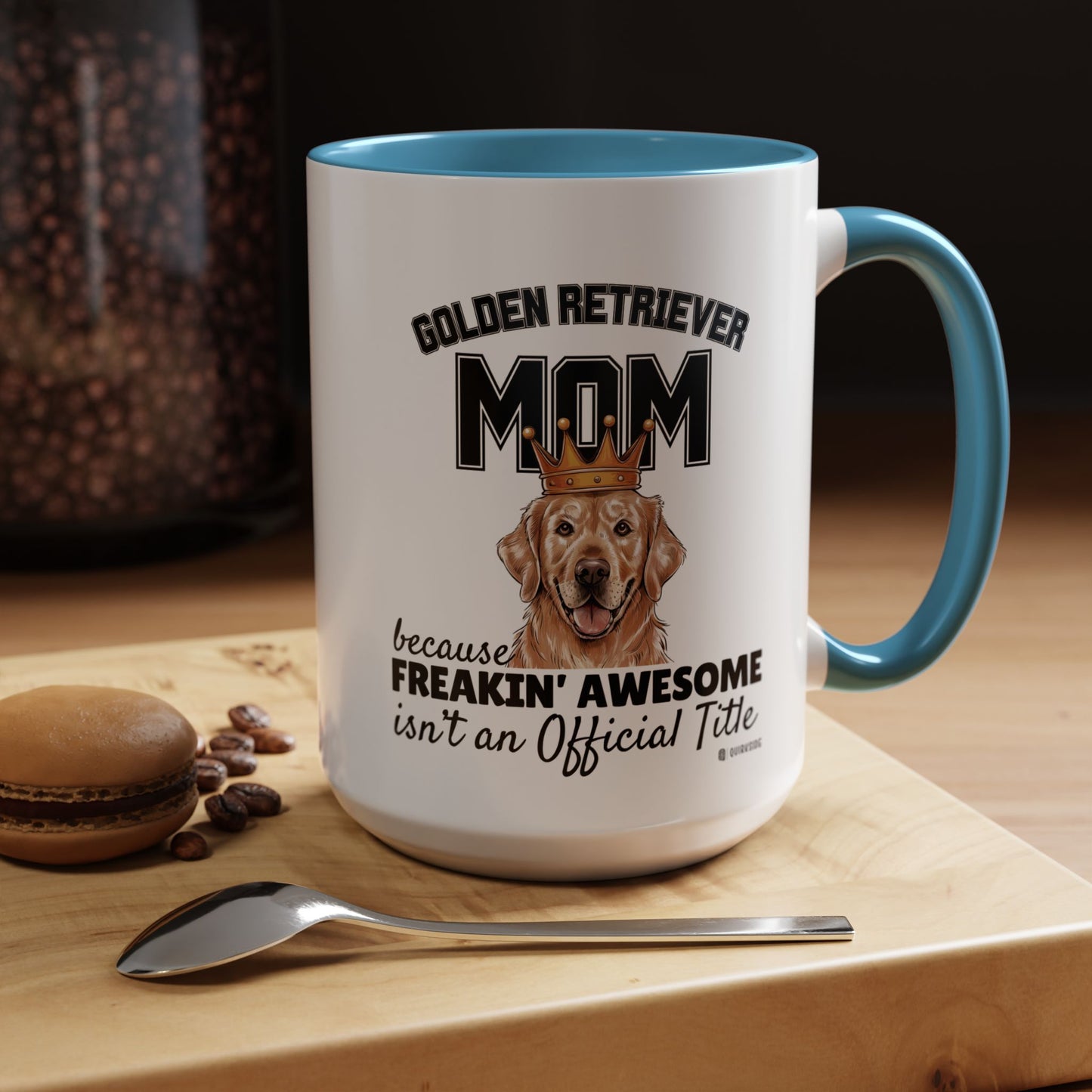 Golden Retriever Mom Coffee Mug - Perfect Gift for Dog Lovers, Pet Owners, Birthday, Mother's Day, Funny Dog Mom Mug