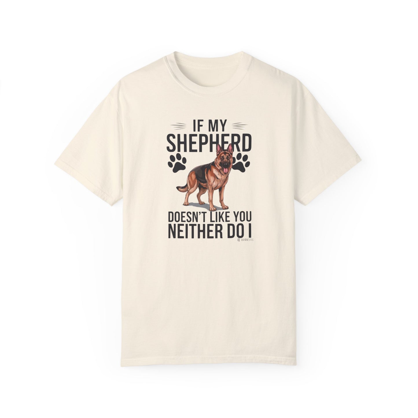 German Shepherd Dog Lover Unisex Garment-Dyed T-shirt, Parent Gift, Funny Dog Tee, Dog Mom Shirt, Gift for Dog Lovers