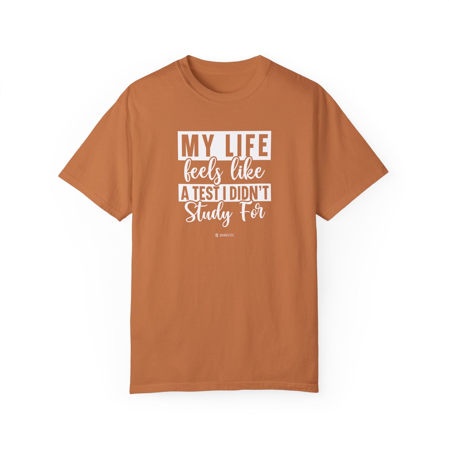 Funny Life Challenges T-shirt, Complaining About Life Tee, Humorous Unisex Shirt, Sarcastic Graphic Tee, Gift for Test Anxiety - Quirkside Creations