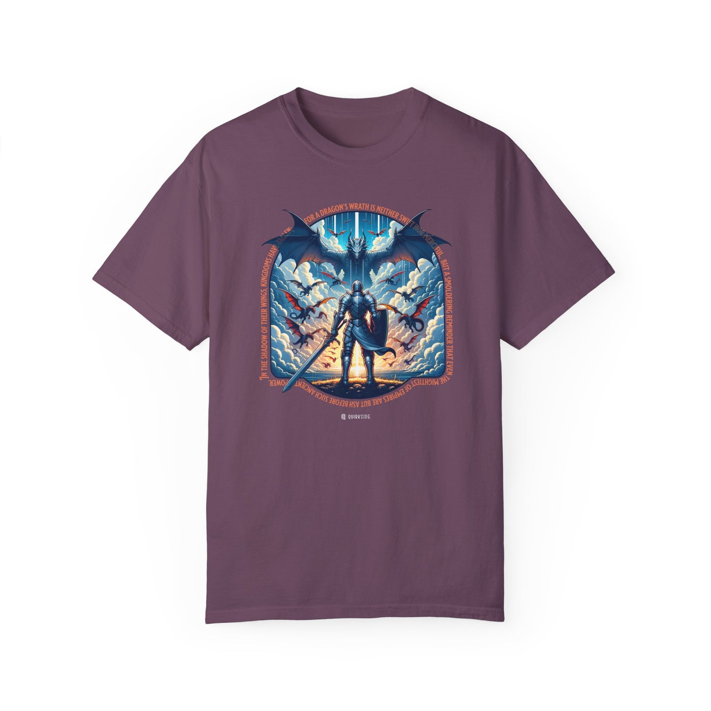 Dragon Lover Unisex T-shirt, Mythical Creature Tee, Fantasy Dragon Shirt, Fire Breathing Beast Top, Mystical Reptile Apparel - Quirkside Creations