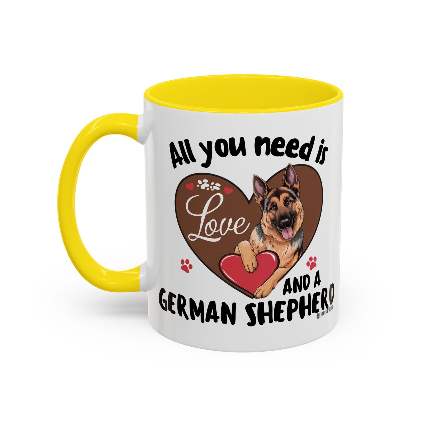 German Shepherd Love Mug | Dog Owner Gift | Coffee Cup | Animal Lover Gift | Pet Lover's Mug | Cute Pet Coffee Mug