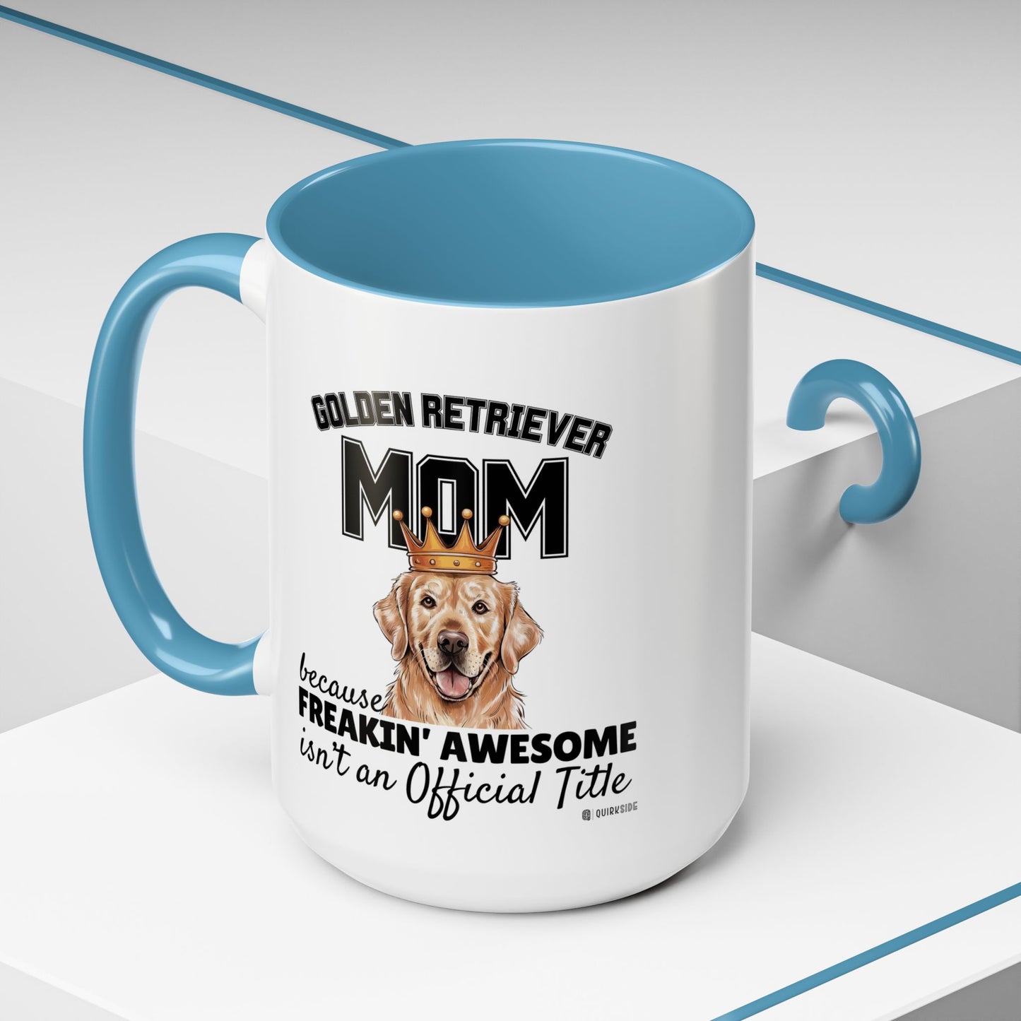Golden Retriever Mom Coffee Mug - Perfect Gift for Dog Lovers, Pet Owners, Birthday, Mother's Day, Funny Dog Mom Mug