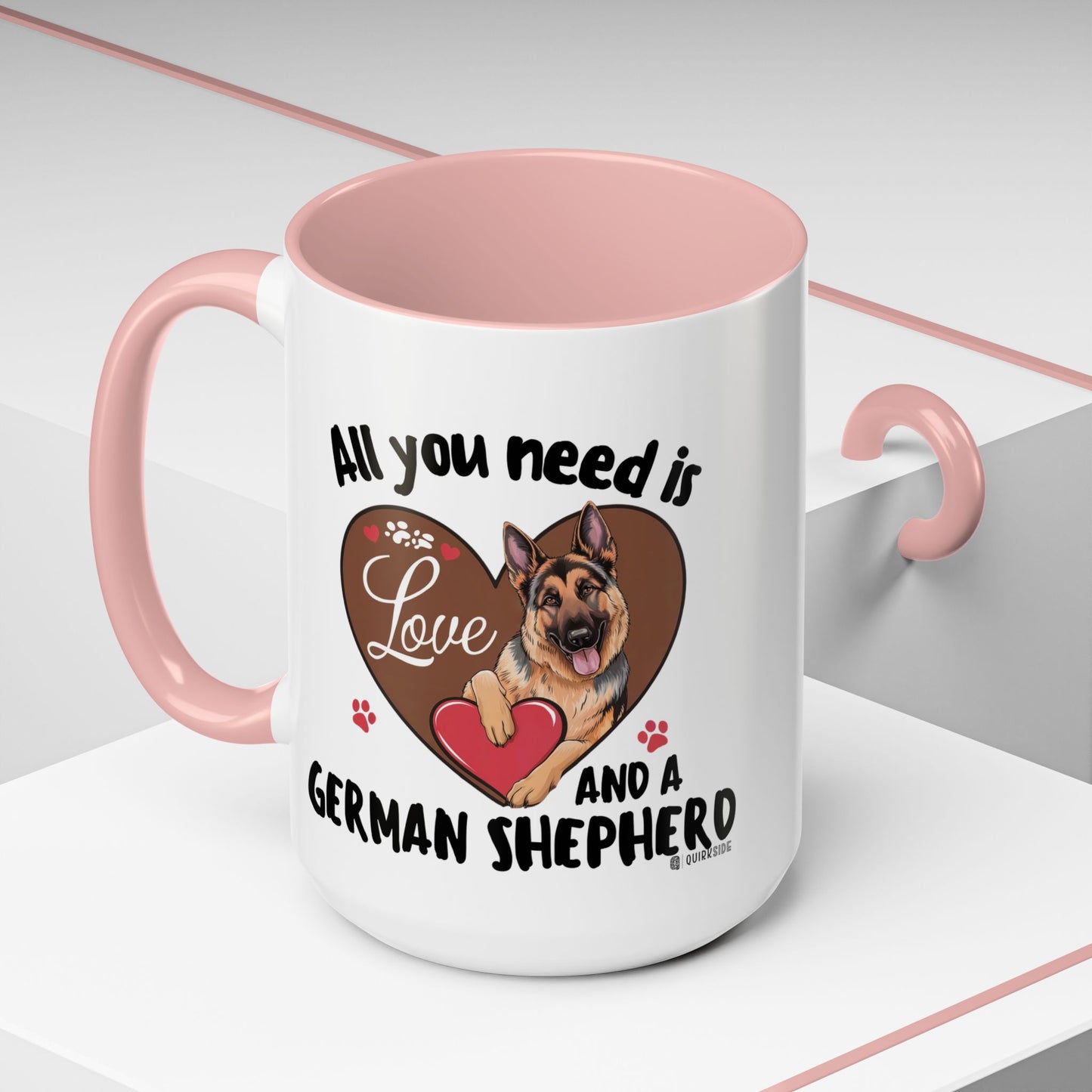 German Shepherd Love Mug | Dog Owner Gift | Coffee Cup | Animal Lover Gift | Pet Lover's Mug | Cute Pet Coffee Mug