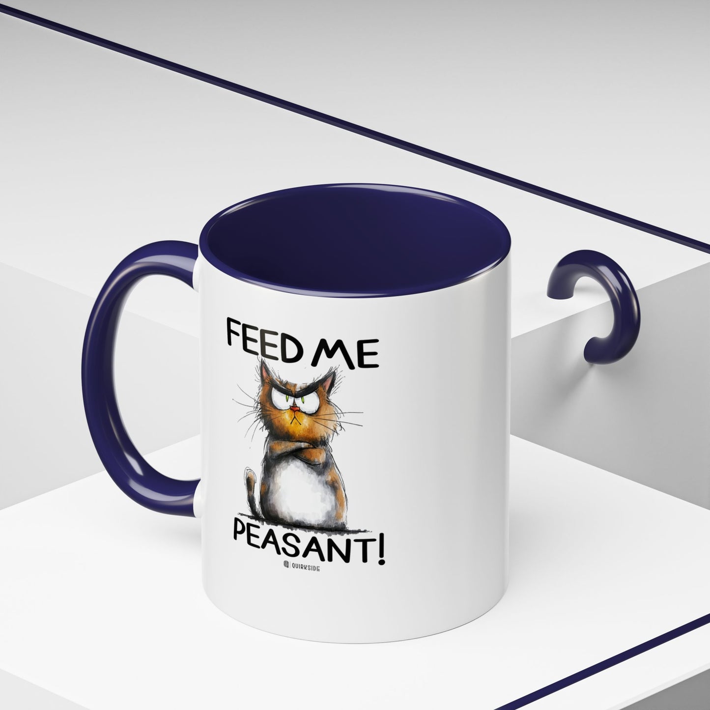 Sassy Cat Accent Coffee Mug | Funny Gift for Cat Lovers | Cute Home Coffee Mug | Unique Cat Mom Present | 11oz & 15oz Available
