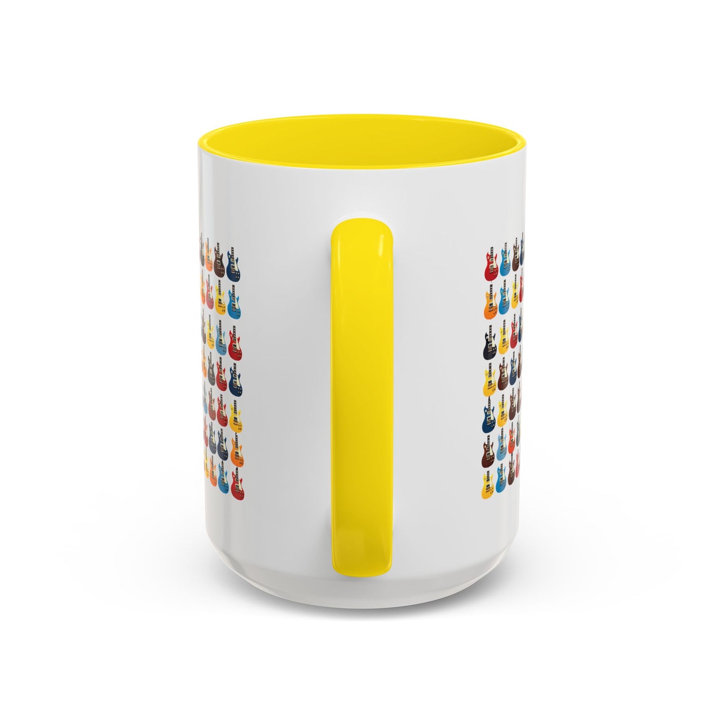 Coffee Mug - Wall of Guitars Design - Music Lover Gift
