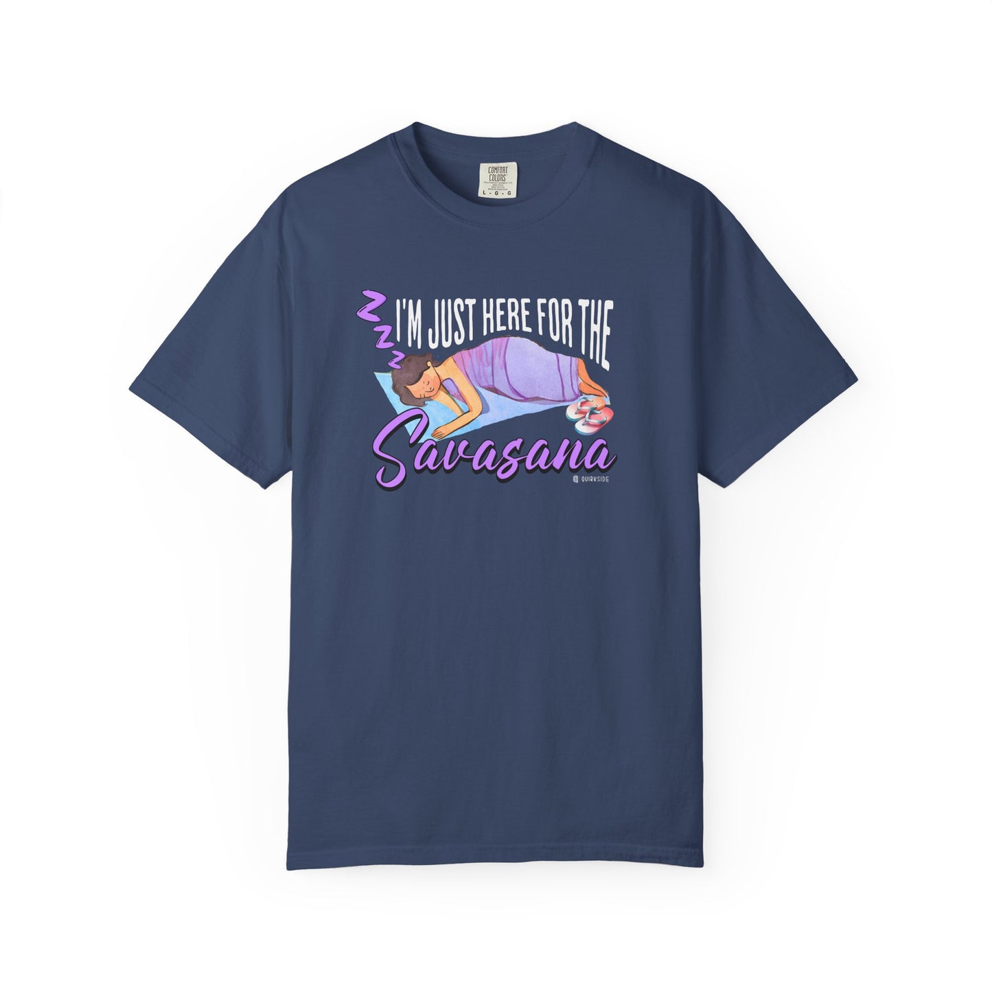 Yoga Lover Unisex Garment-Dyed T-shirt, Funny Quote Tee, Meditation Shirt, Relaxation Top, Namaste Apparel