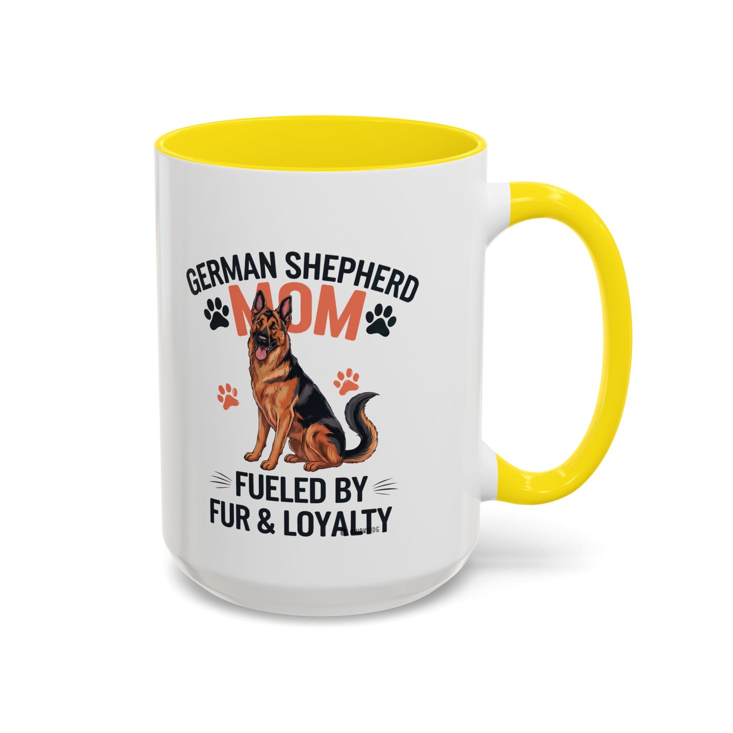 German Shepherd Mom Accent Coffee Mug: Perfect Gift for Dog Lovers, Pet Owners, Dog Enthusiasts, Animal Lovers