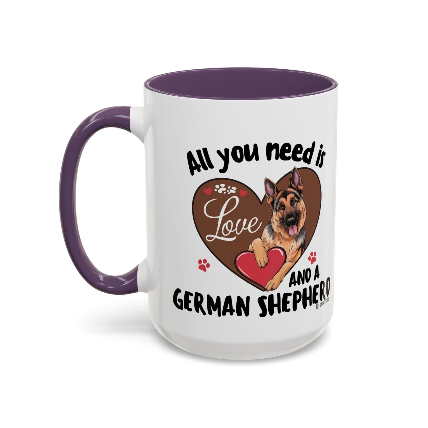 German Shepherd Love Mug | Dog Owner Gift | Coffee Cup | Animal Lover Gift | Pet Lover's Mug | Cute Pet Coffee Mug