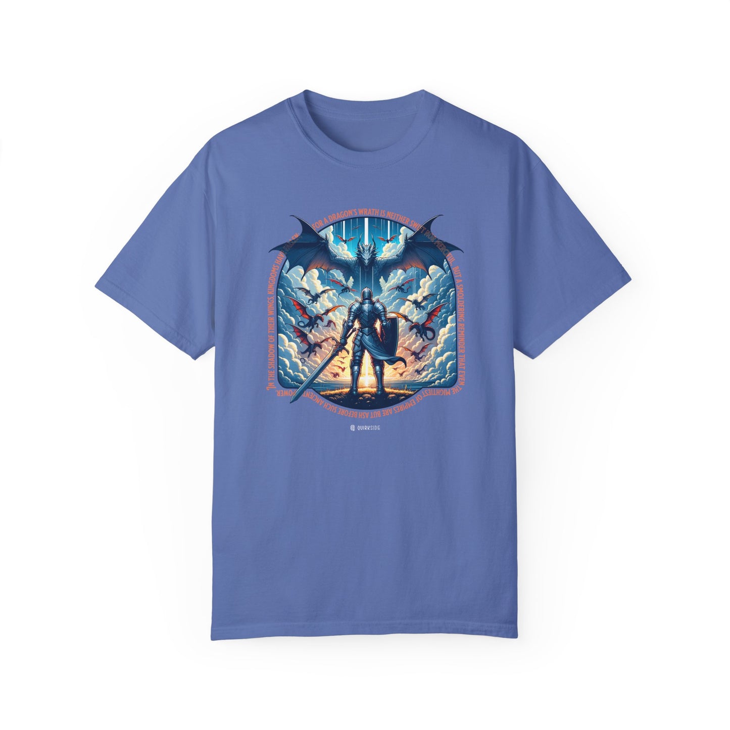 Dragon Lover Unisex T-shirt, Mythical Creature Tee, Fantasy Dragon Shirt, Fire Breathing Beast Top, Mystical Reptile Apparel - Quirkside Creations