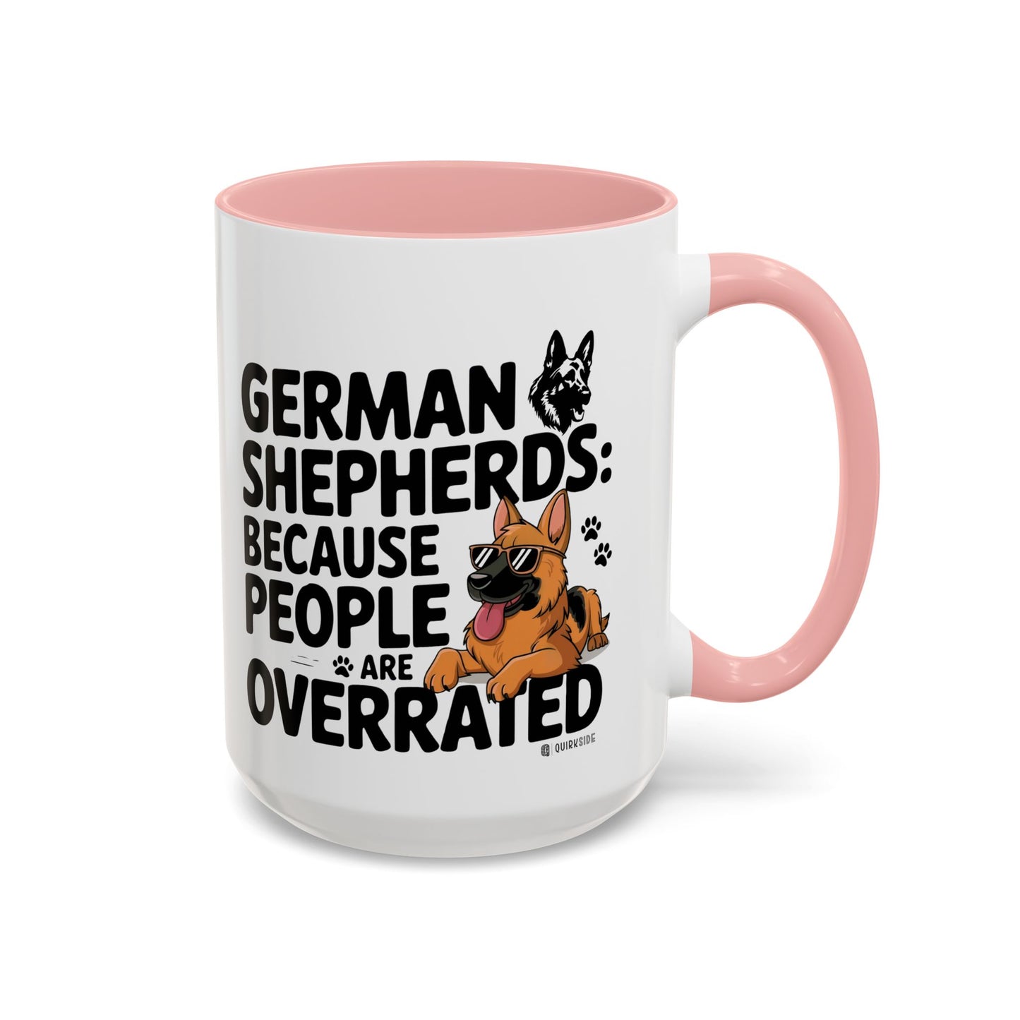 German Shepherds Coffee Mug - Funny Dog Lover Gift, Pet Parent Humor, Animal Lover Decor, Unique Holiday Present, Dog Breed Lovers