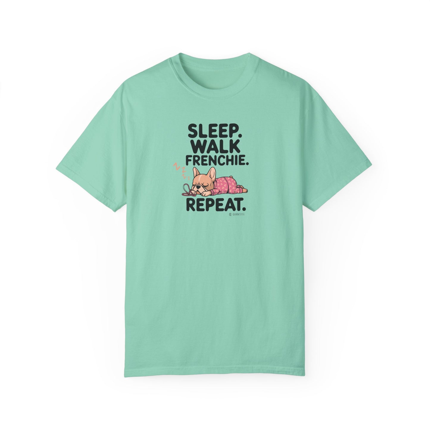 French Bulldog Lover Unisex Garment-Dyed T-shirt, Dog Parent Tee, Cute Bulldog Shirt, Pet Lover Top, Animal Graphic Tee