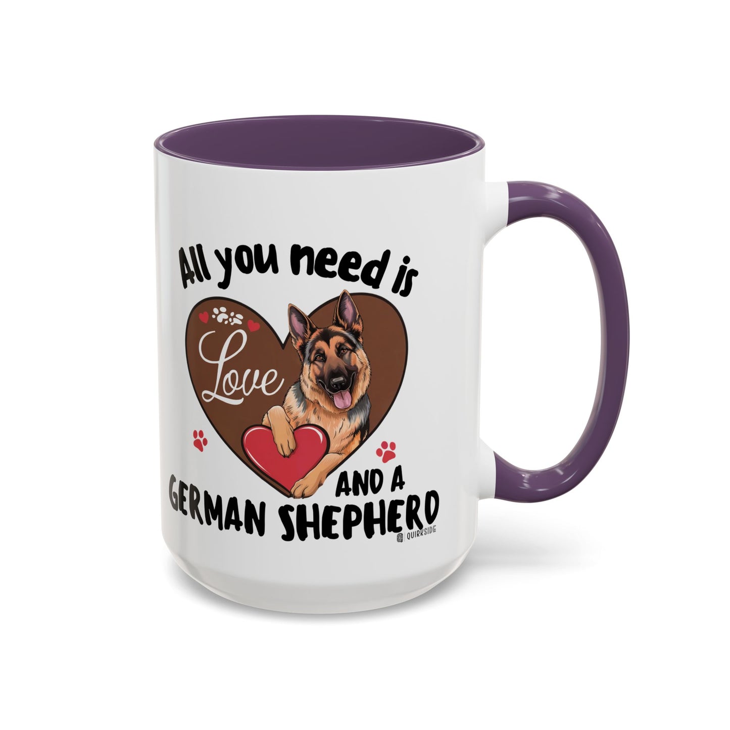 German Shepherd Love Mug | Dog Owner Gift | Coffee Cup | Animal Lover Gift | Pet Lover's Mug | Cute Pet Coffee Mug