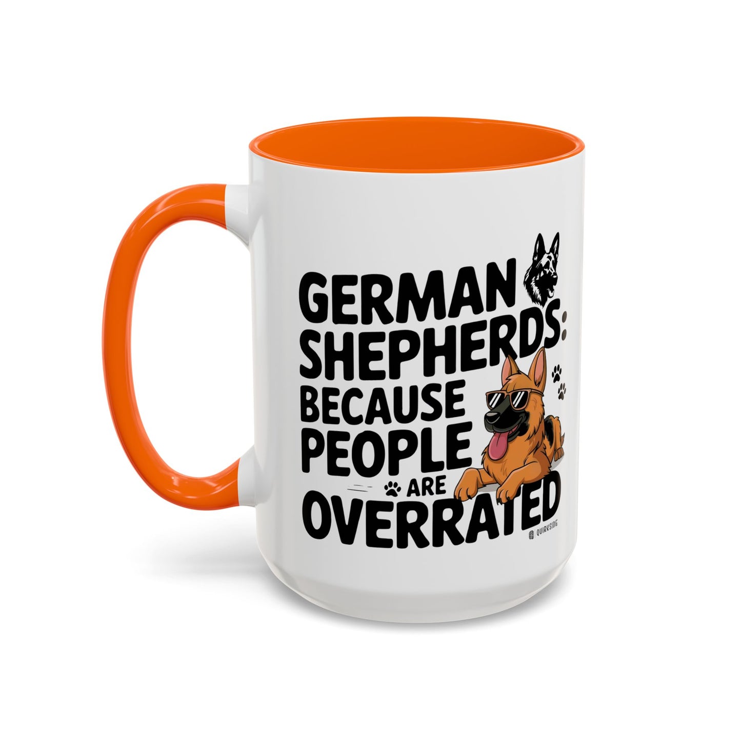 German Shepherds Coffee Mug - Funny Dog Lover Gift, Pet Parent Humor, Animal Lover Decor, Unique Holiday Present, Dog Breed Lovers