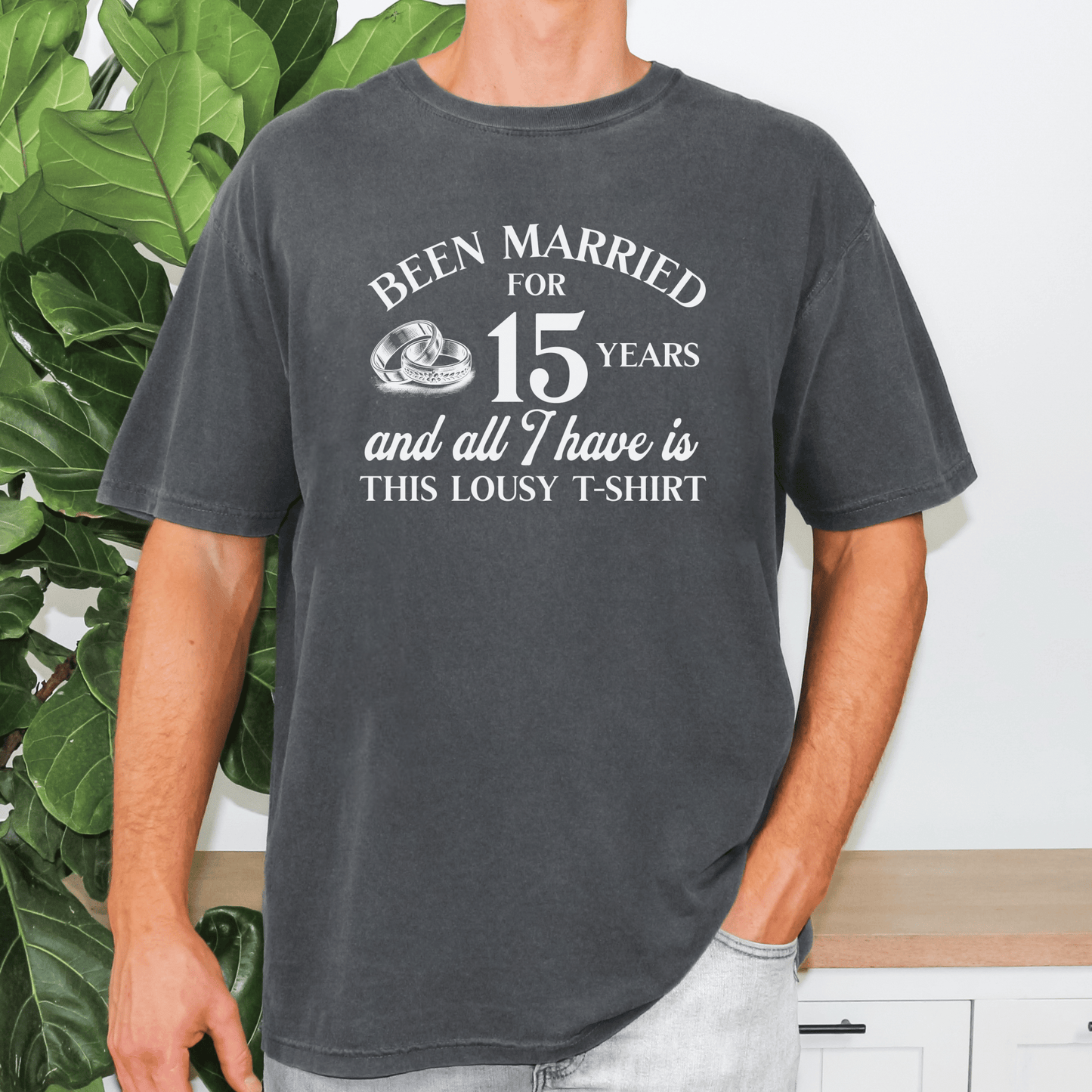 Hilarious Marriage Celebration T-shirt, Customizable Unisex Tee for Anniversary, Funny Gift, Humor Shirt, Wicked Sense of Humor Top - Quirkside Creations