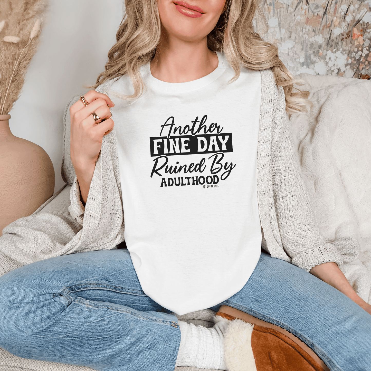 Funny Adulting Unisex T-shirt, Sarcastic Complaint Tee, Humorous Growing Up Shirt, Novelty Graphic Top, Comical Life Quote Apparel - Quirkside Creations