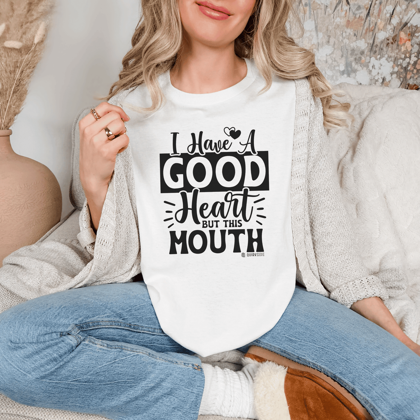 Bohemian Rebel Unisex Garment-Dyed T-shirt, Free Spirit Funny Tee, Swearing Quote Shirt, Sassy Attitude Top, Provocative Graphic Tee - Quirkside Creations