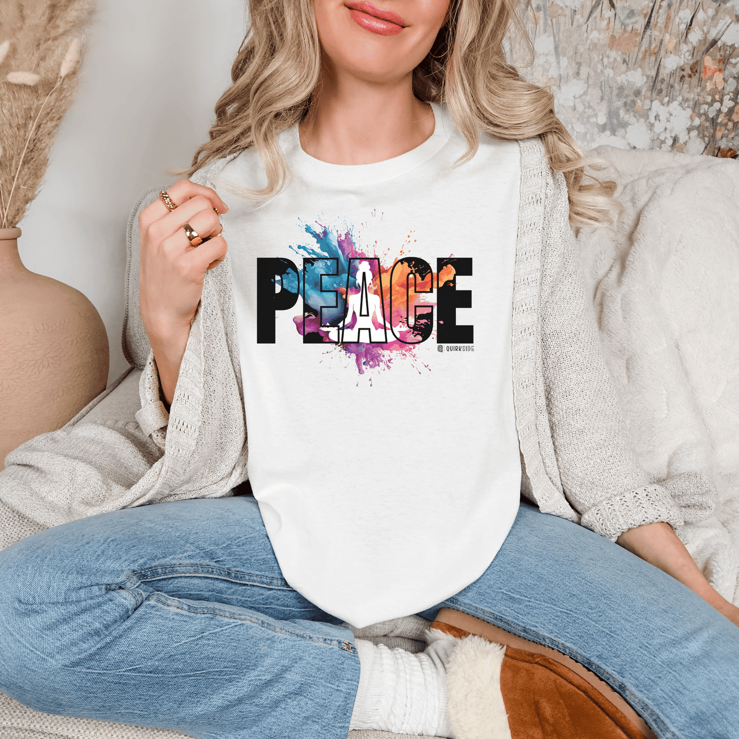 Peace Yoga Unisex T-shirt, Meditation Tee, Yoga Lover Gift, Mindfulness Shirt, Namaste Apparel