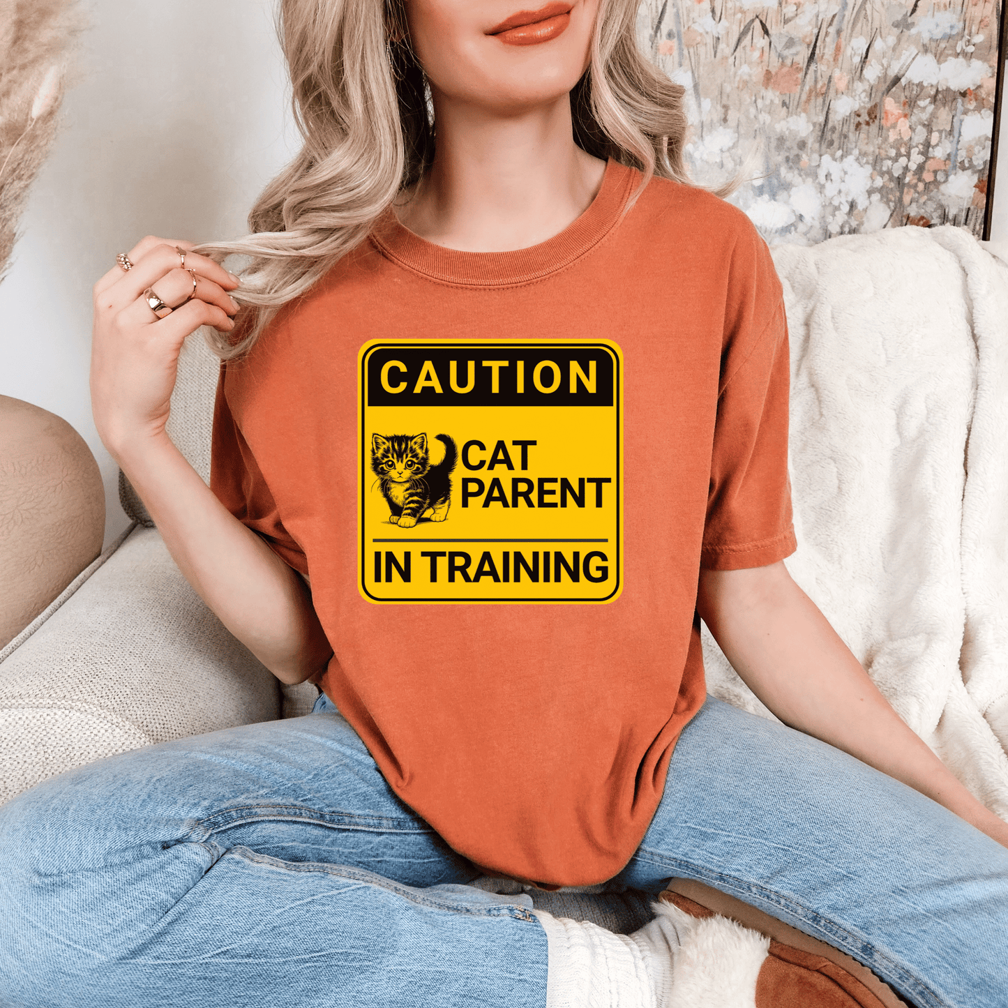 Cat Lover T-shirt – Cute Kitten & Pet Owner Tee
