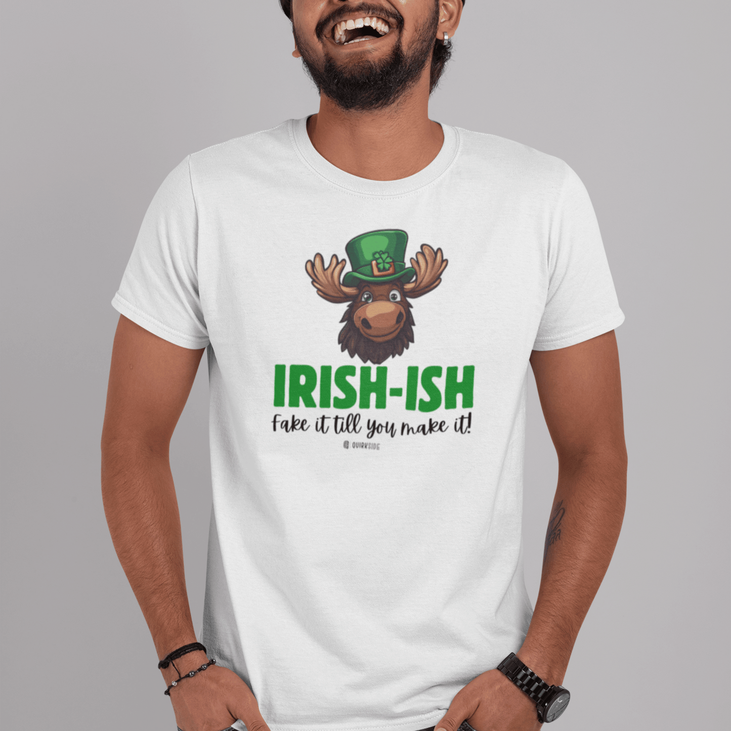 Irish Humor Unisex T-shirt, St Patricks Day Tee, Funny Irish Shirt, Shamrock Celebration Top, Green Clover Clothing