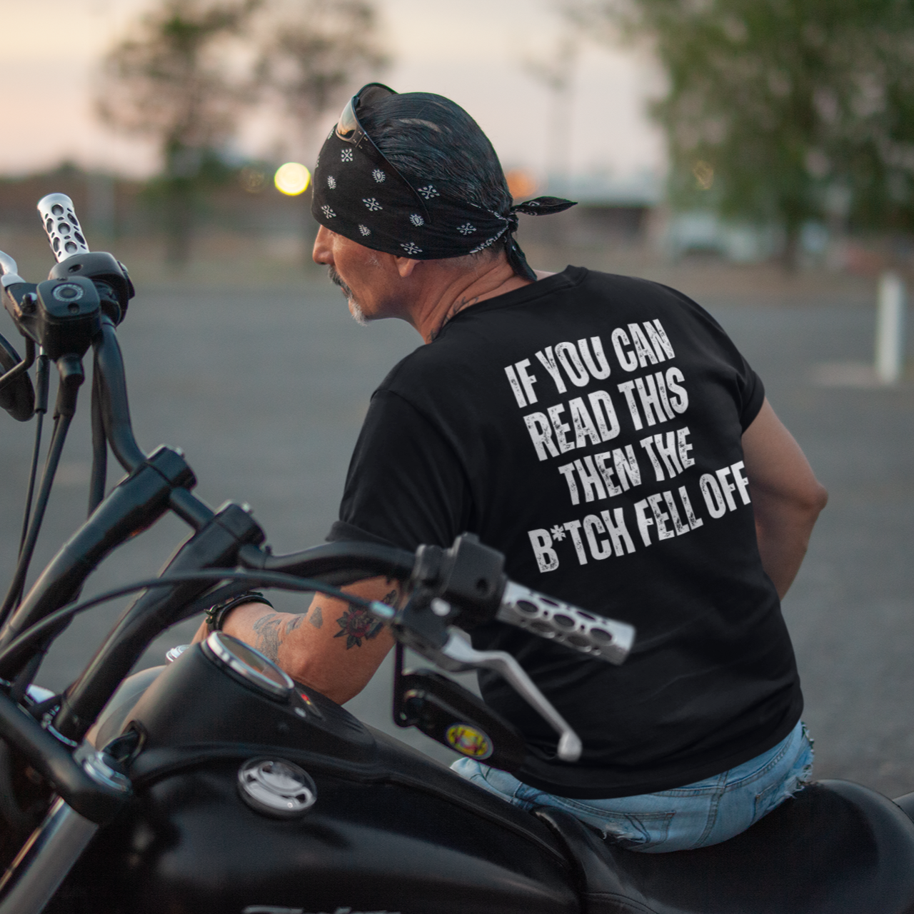 Biker Short Sleeve Tee, Unisex Motorcycle Enthusiast Shirt, Trendy Bike Wave Tshirt, Rebellious Biker Advisory T-shirt, Statement Rider Top - Quirkside Creations