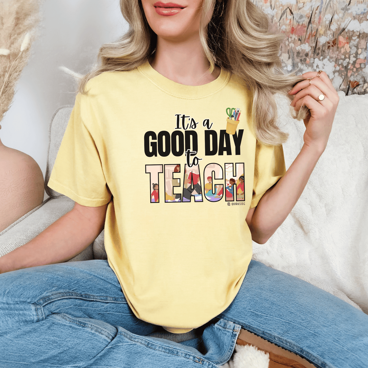 Teacher Appreciation Unisex T-shirt, Educator Gift, Premium Comfort Tee for Educators, Good Day to Teach Shirt, Teacher Gift, Back to School