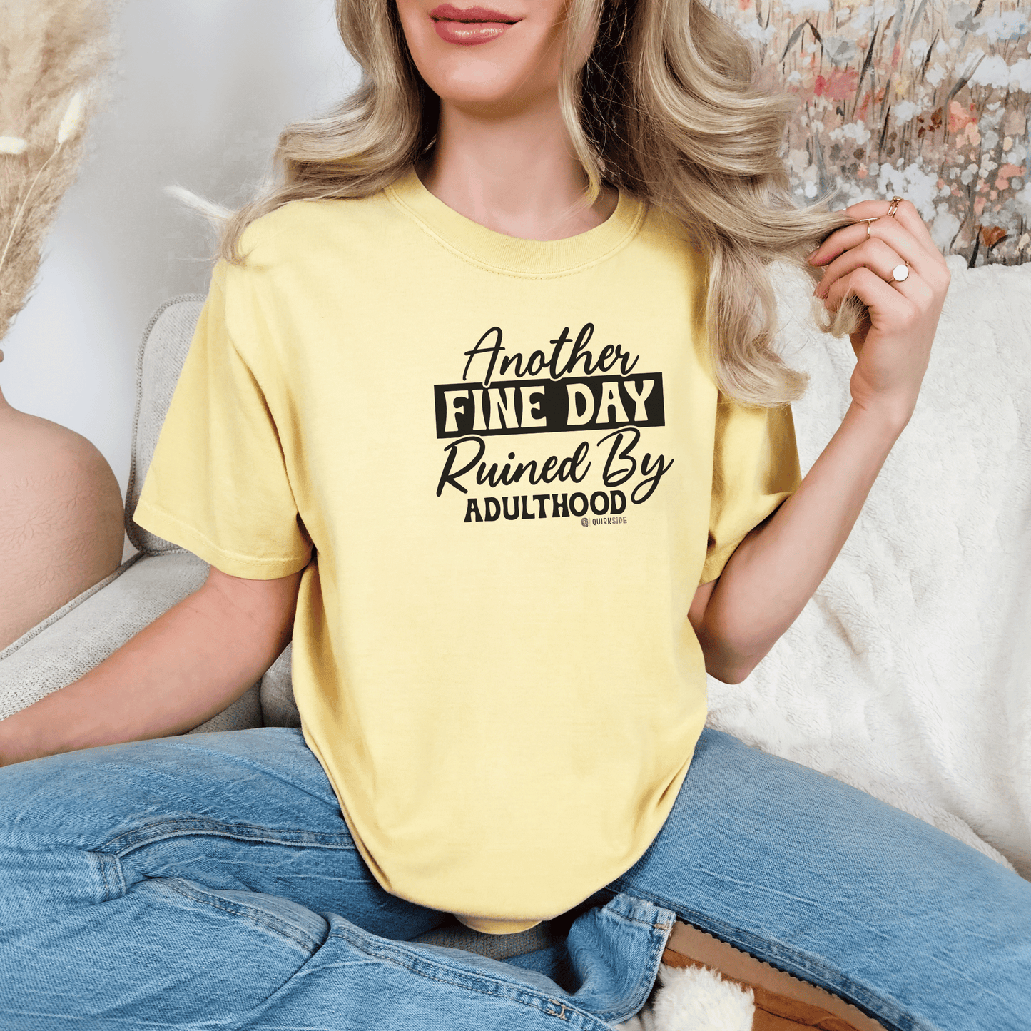 Funny Adulting Unisex T-shirt, Sarcastic Complaint Tee, Humorous Growing Up Shirt, Novelty Graphic Top, Comical Life Quote Apparel - Quirkside Creations