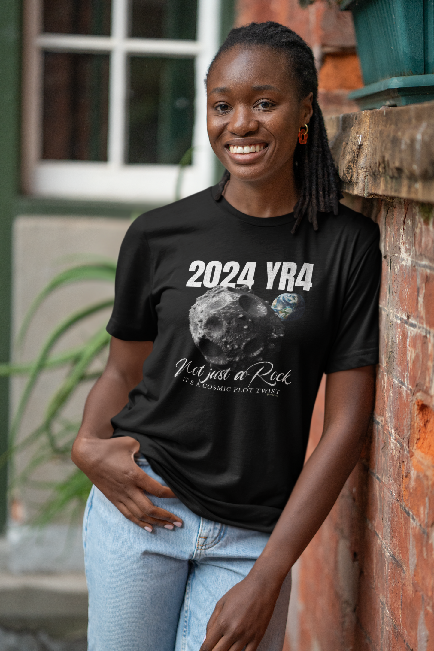 Asteroid Apocalypse Unisex T-shirt, Funny Space Shirt, Quirky Astronomical Tee, Armageddon Top, Unique Astronomy Clothing