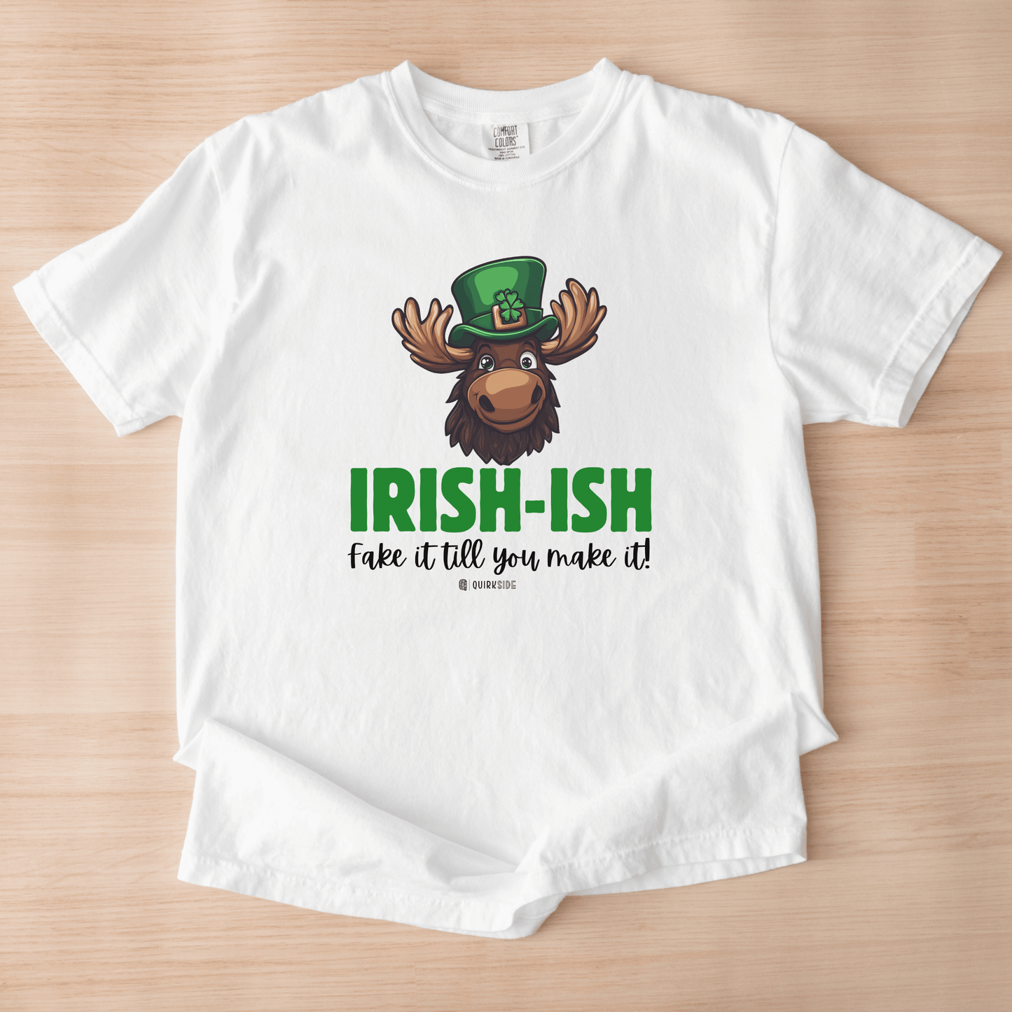 Irish Humor Unisex T-shirt, St Patricks Day Tee, Funny Irish Shirt, Shamrock Celebration Top, Green Clover Clothing
