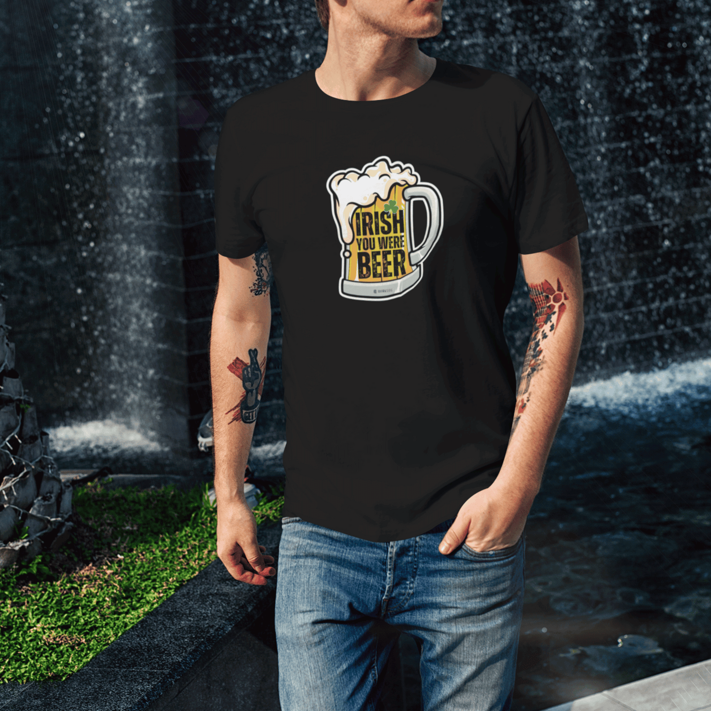 Irish Humor Unisex T-shirt, St Patricks Day Tee, Funny Irish Shirt, Shamrock Celebration Top, Green Clover Clothing