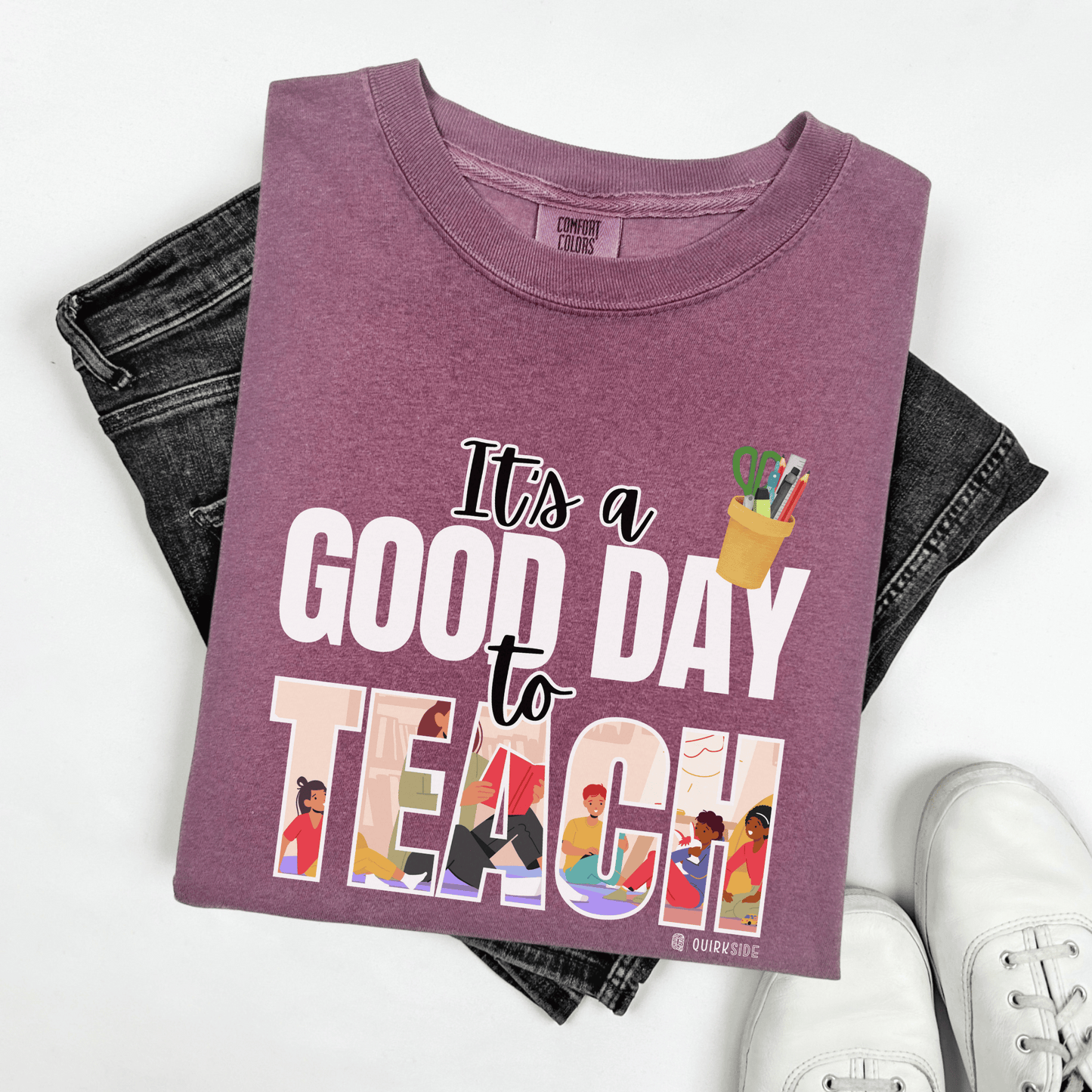 Teacher Appreciation Unisex T-shirt, Educator Gift, Premium Comfort Tee for Educators, Good Day to Teach Shirt, Teacher Gift, Back to School